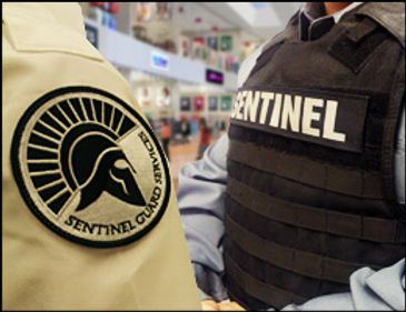 Security uniform with Sentinel patch